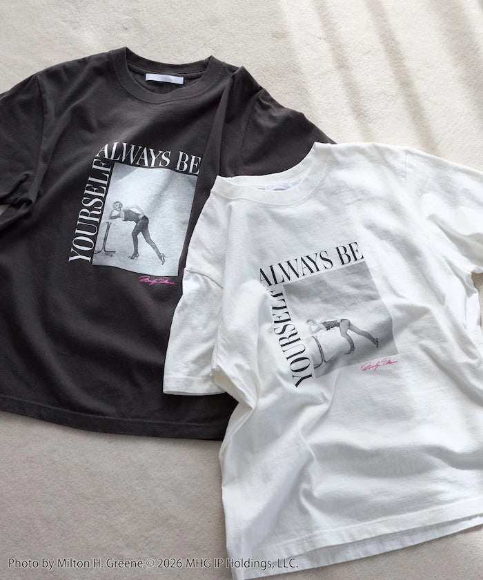 Marilyn Monroe Short Sleeve Monochrome Photo T-shirt