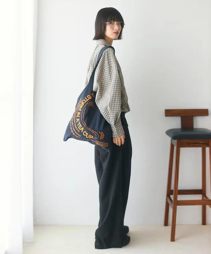 Hem Code Switch Short Length Long Sleeve Shirt