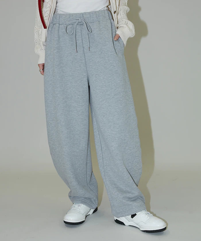 Brushed Back Sweat Curve Pants Limited Edition