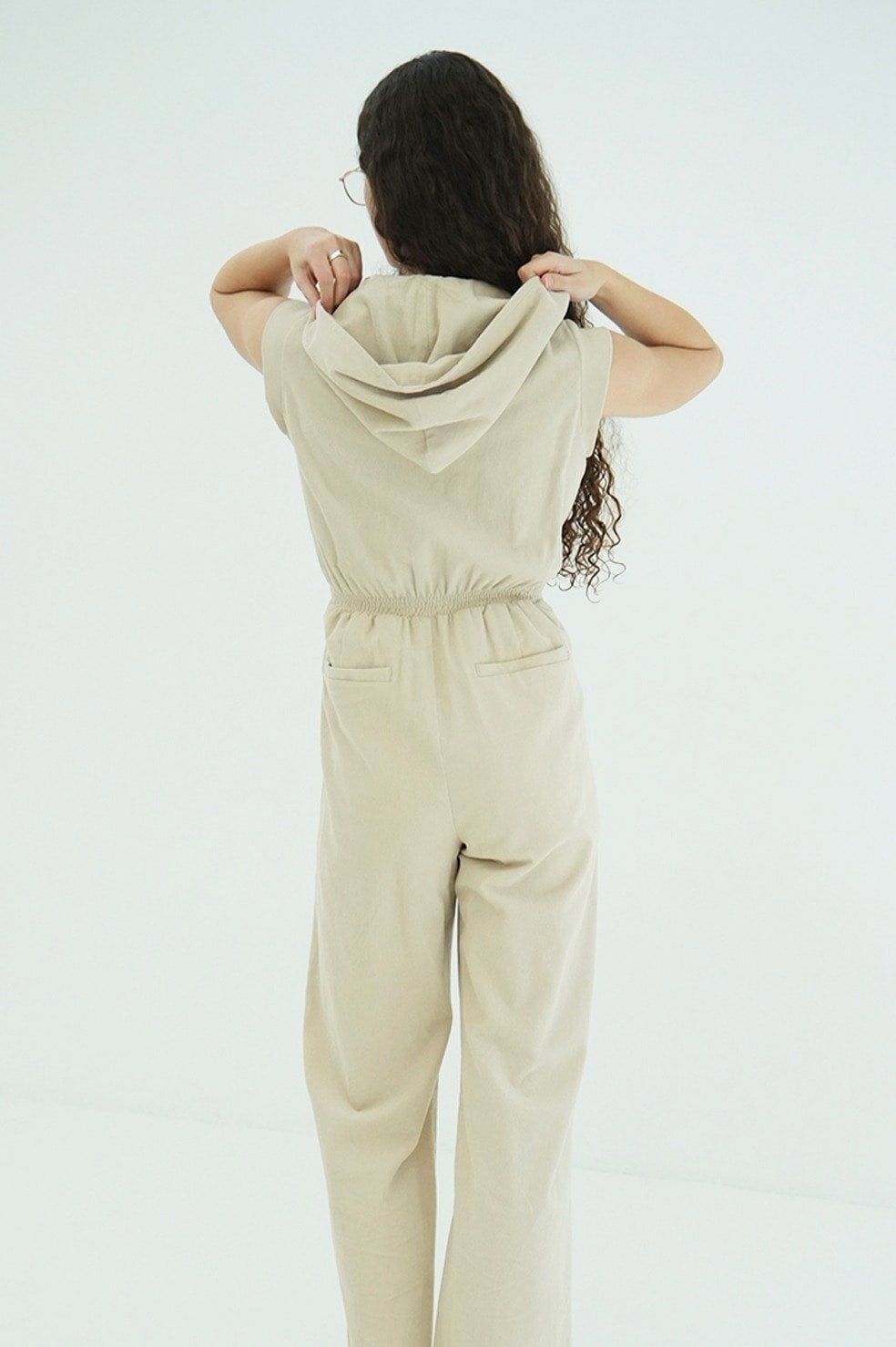 CORDUROY HOODED ALL IN ONE