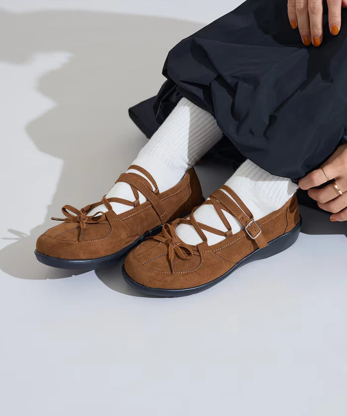 Lace-Up Ballet Shoes