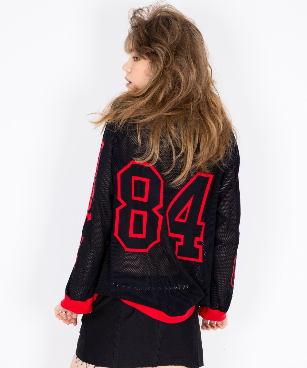 HYSTERIC84 Jacquard Mesh Pullover