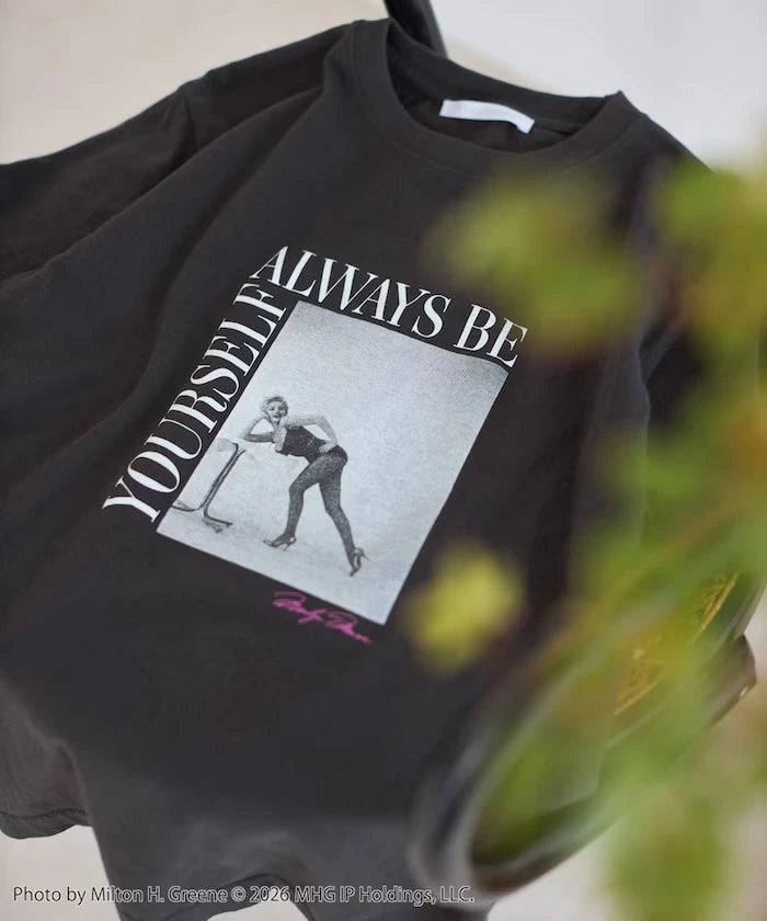 Marilyn Monroe Short Sleeve Monochrome Photo T-shirt