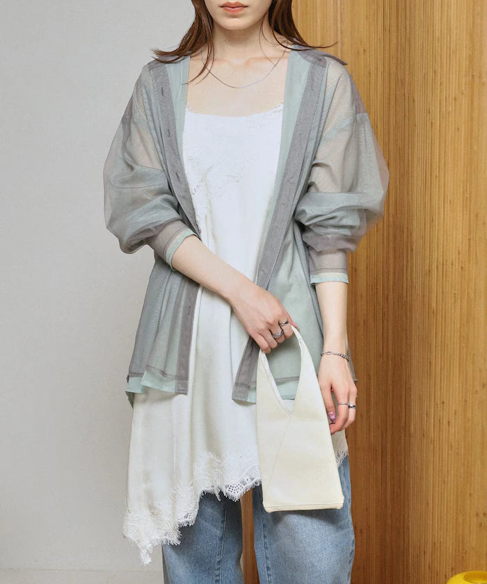 Lace Contrast Vintage Satin Camisole Top
