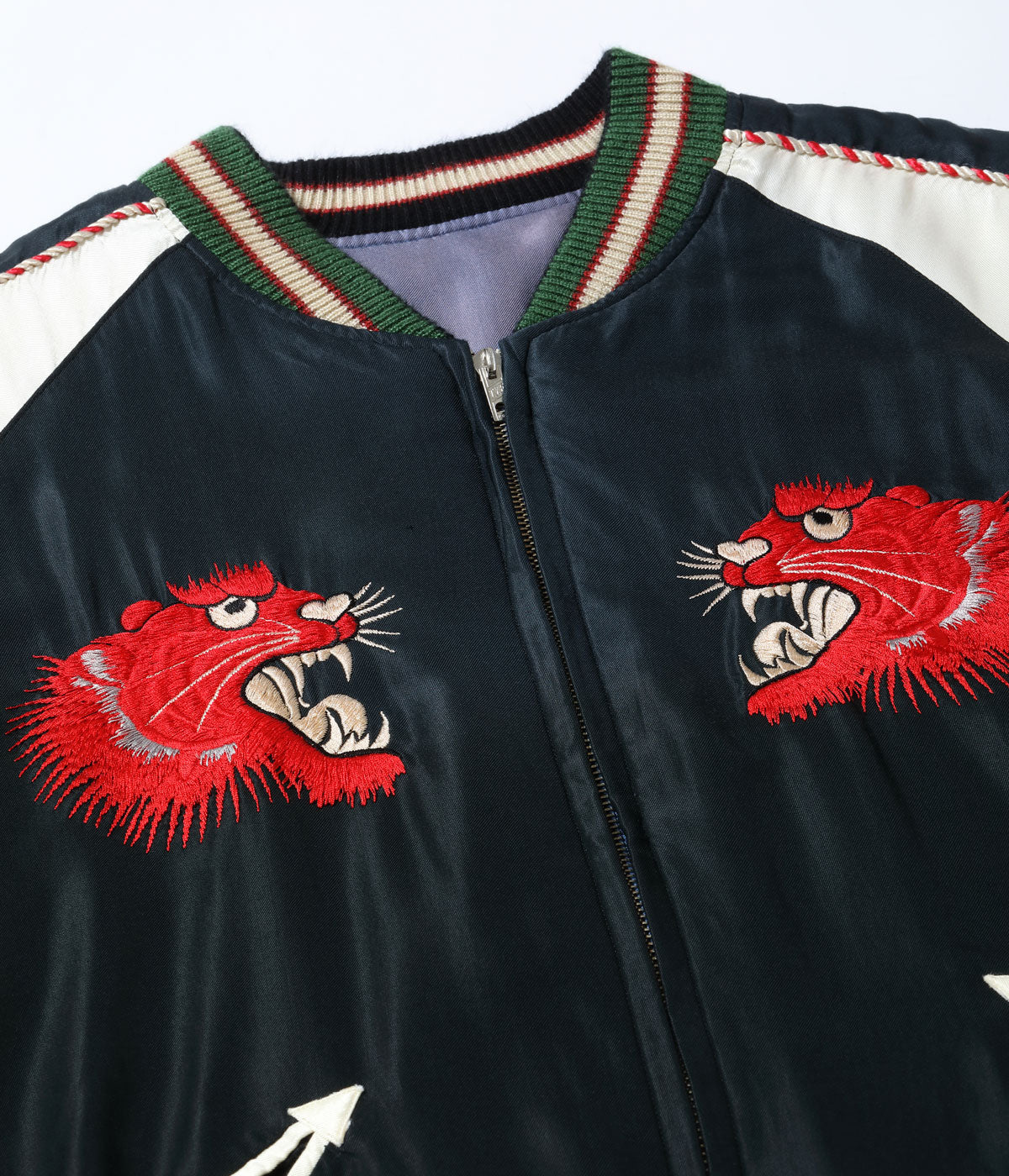 Mid 1950s Style Acetate Souvenir Jacket “RED TIGER” × “EAGLE” (AGING MODEL)