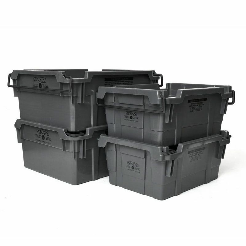 STACKING CONTAINER 38L/GRAY