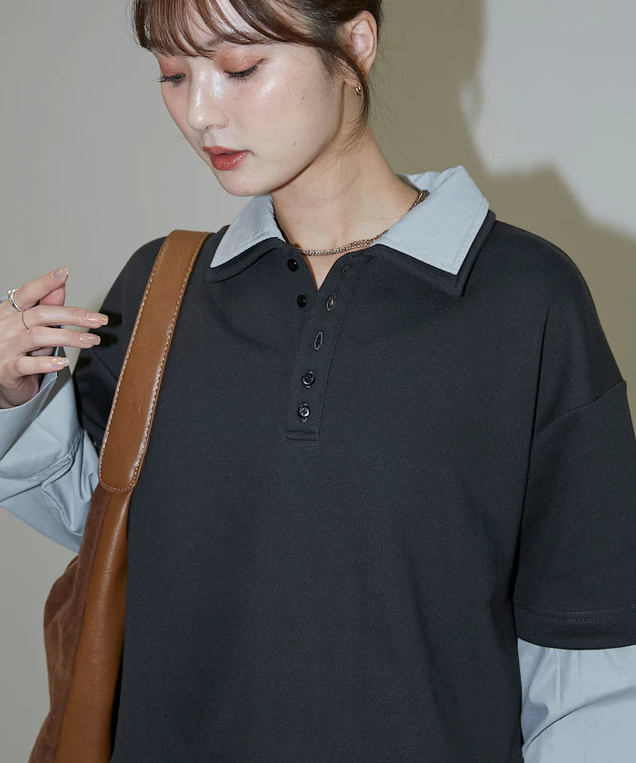 Shirt Layered Polo Top Limited Edition