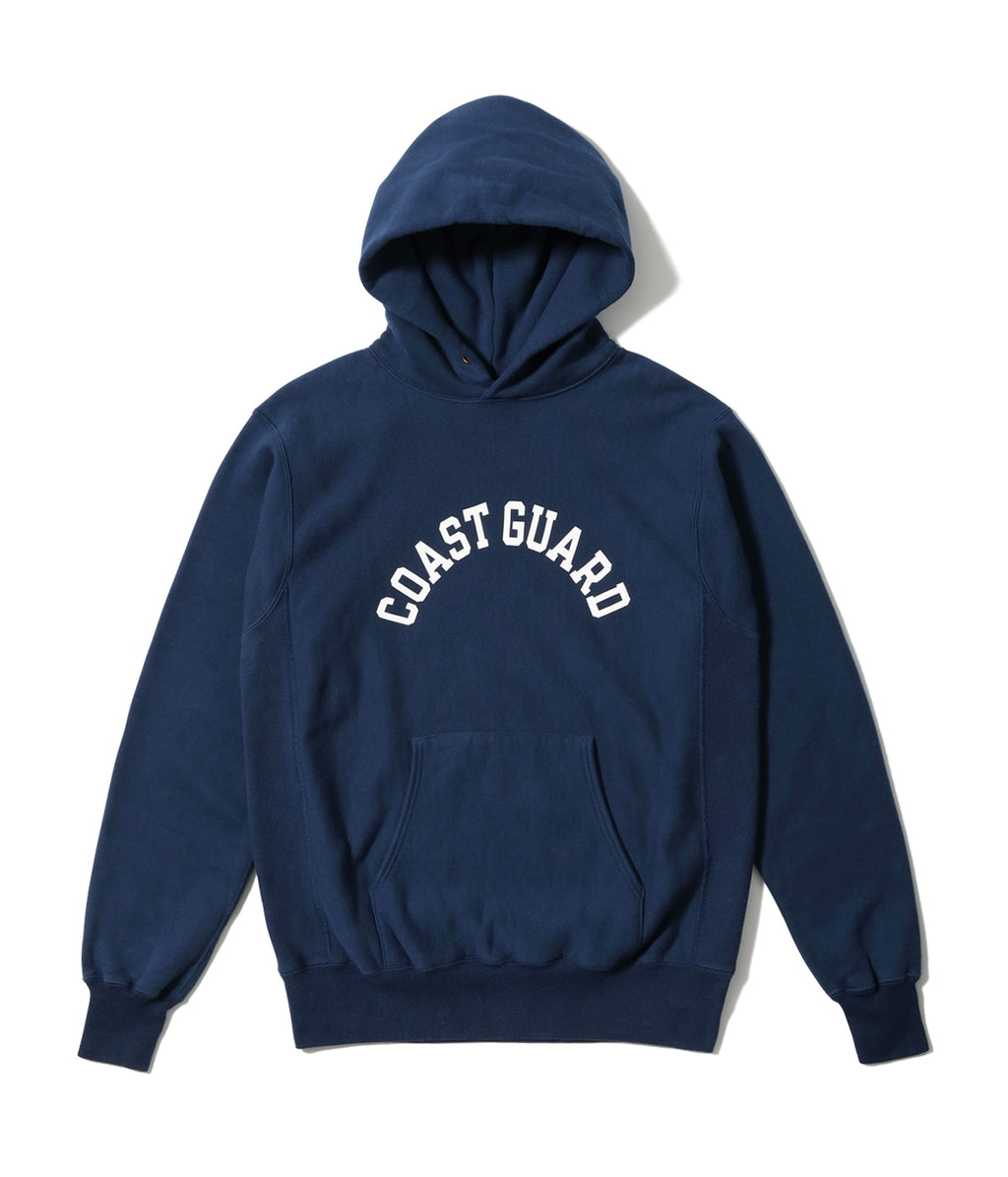 HORIZONTAL KNITTING SWEAT PARKA ���COAST GUARD���