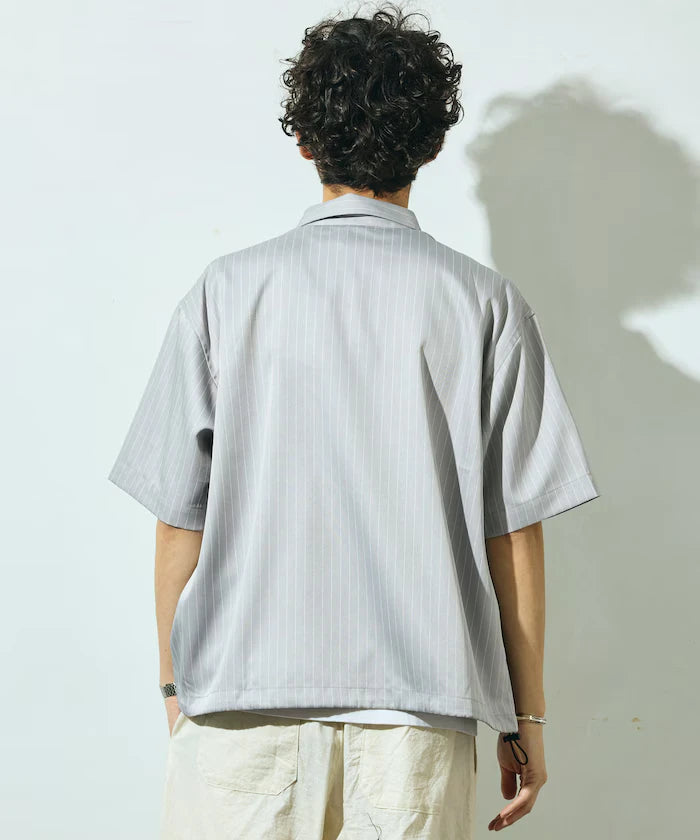 Spindle Stripe Short Sleeve Shirt / Compatible with Setup