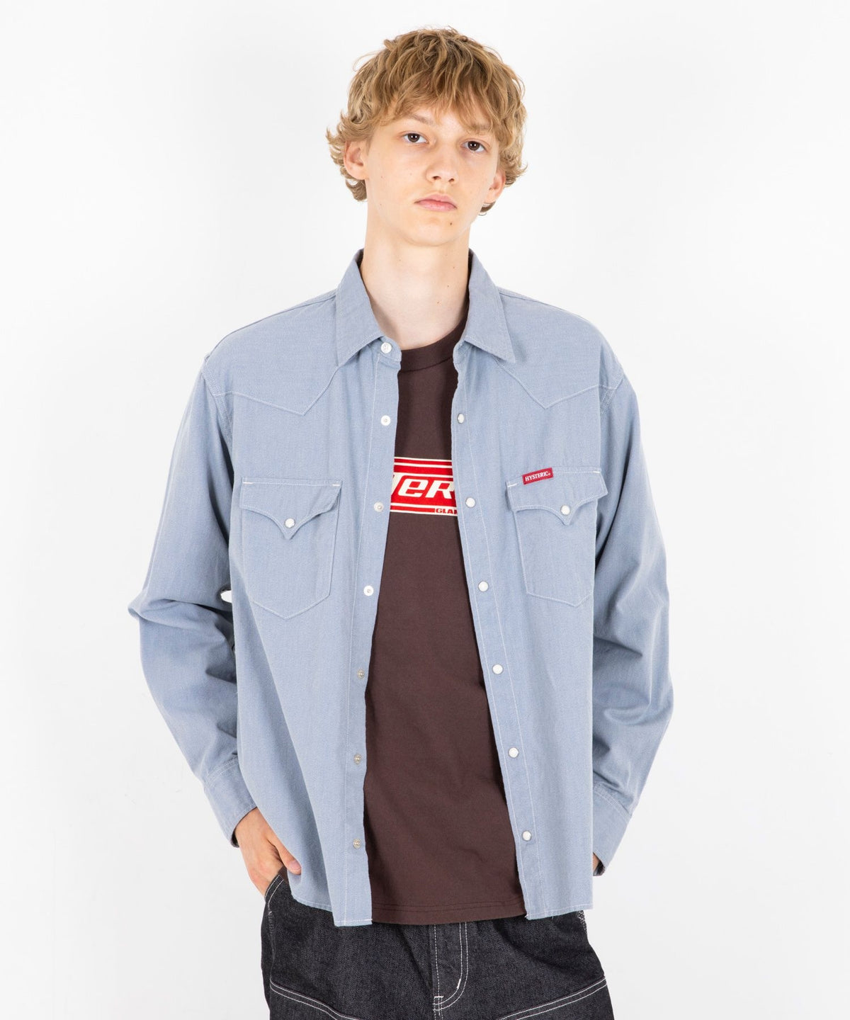 Low-Fi Embroidered Western Shirt
