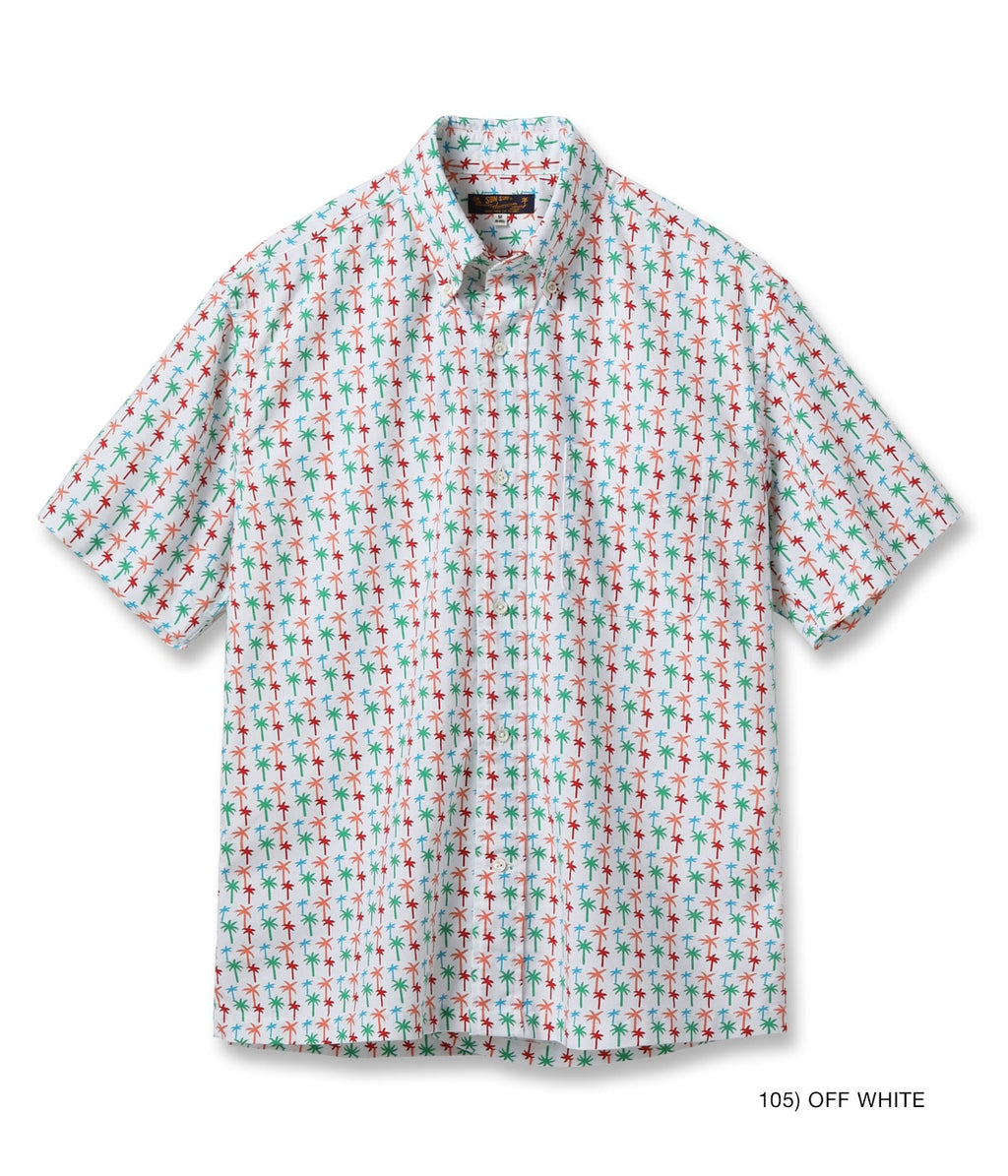 COOLMAX Oxford B.D. Shirt Palm Tree