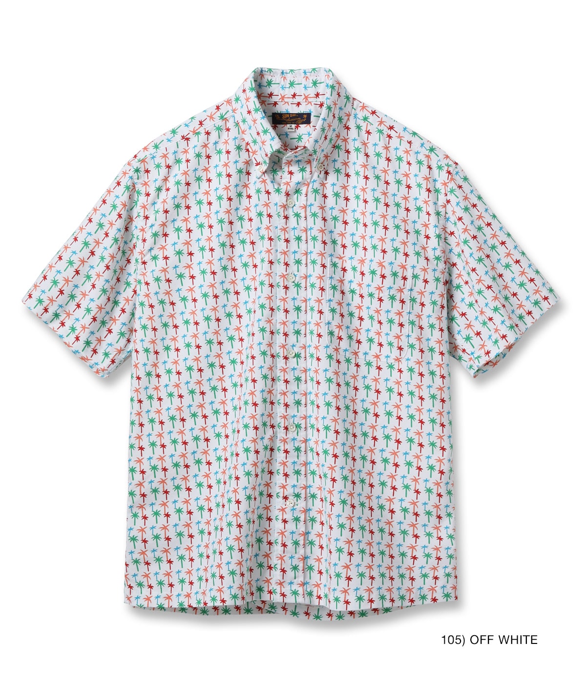 COOLMAX Oxford B.D. Shirt Palm Tree