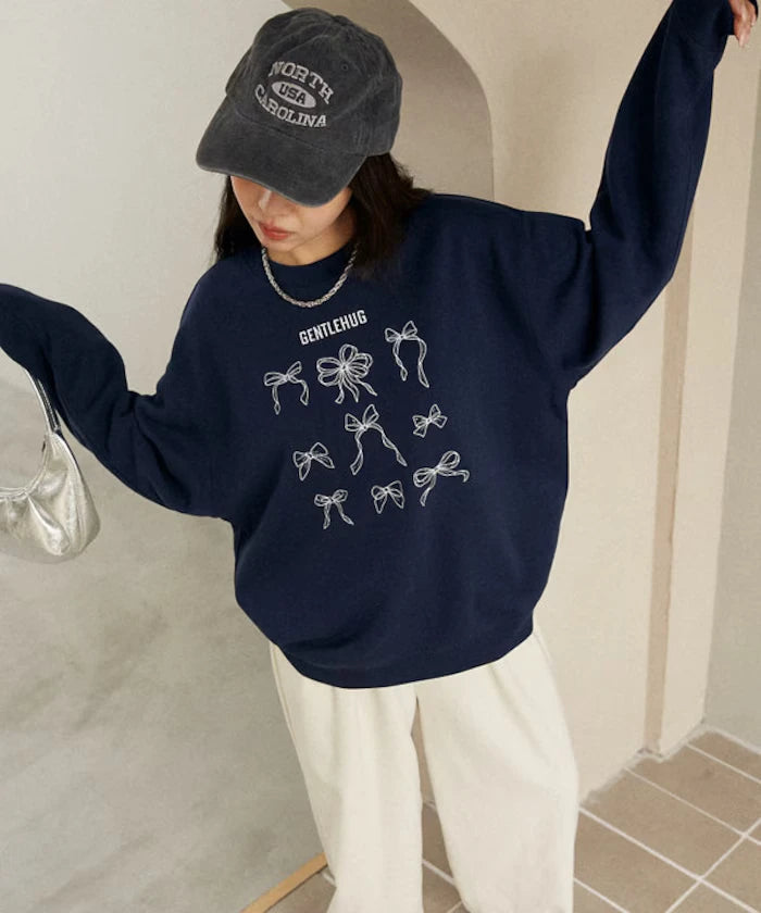 Ribbon Embroidery Crew Sweat Limited Edition