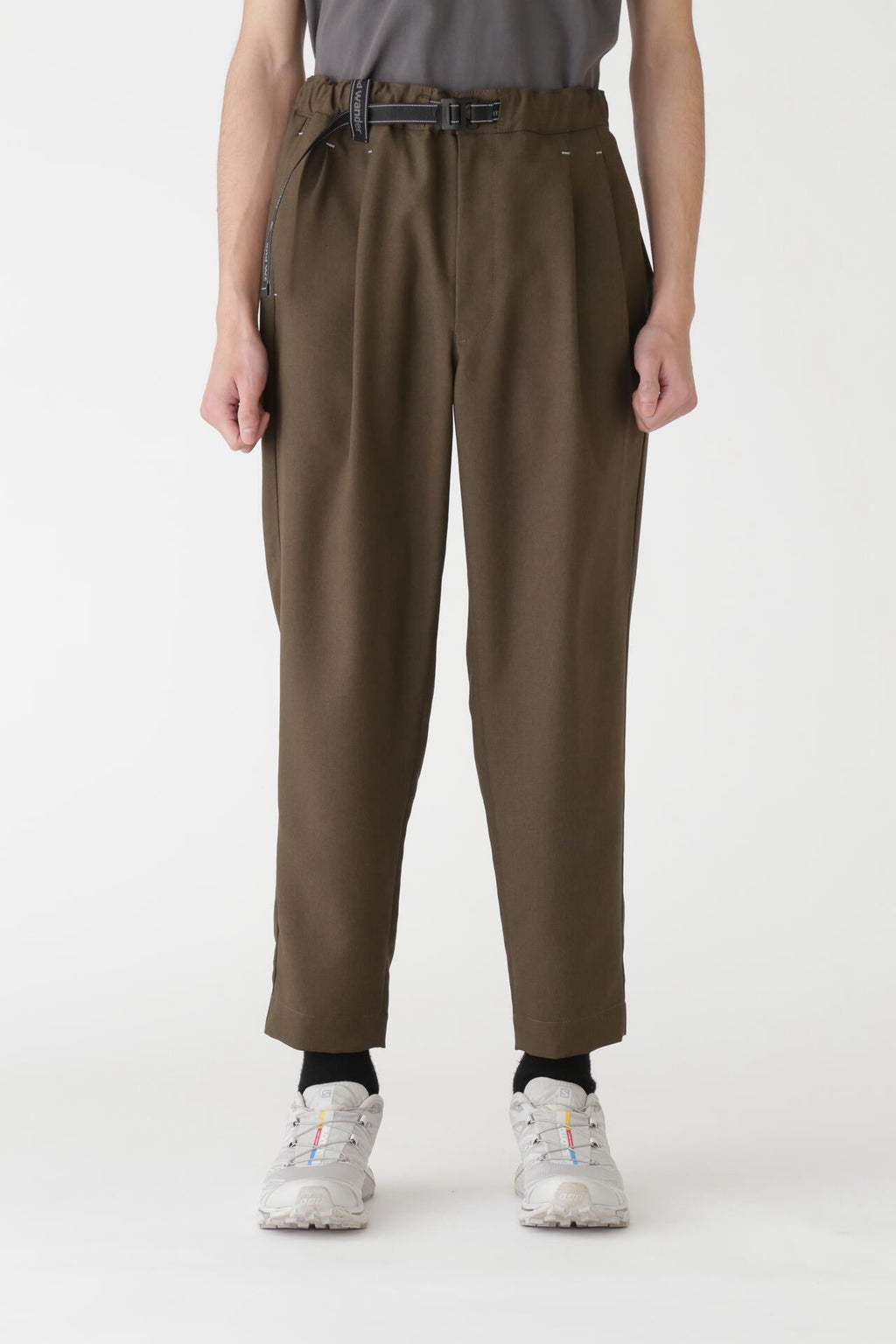 PE melange twill pants