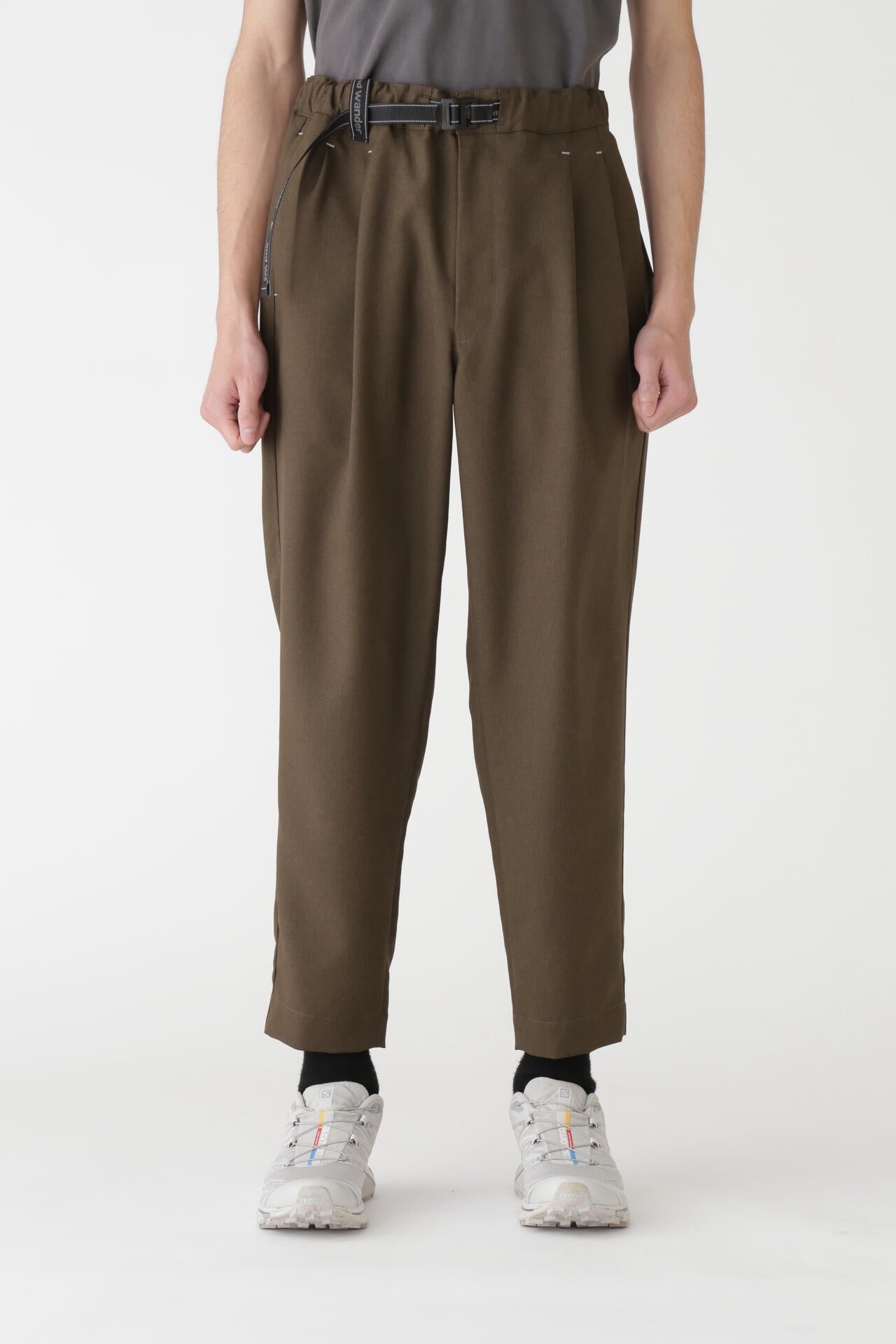 PE melange twill pants