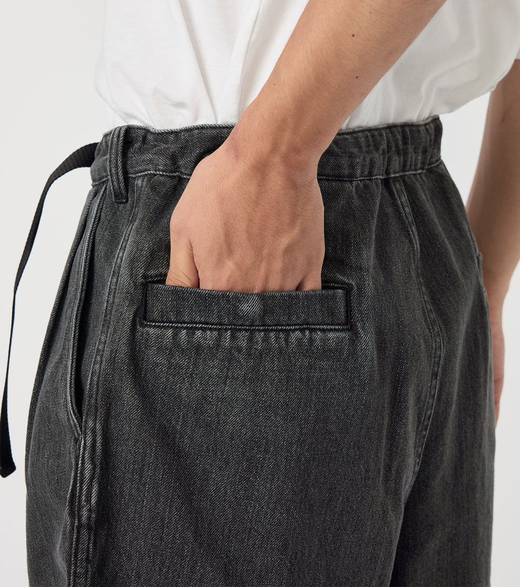 Denim Tuck Field Shorts
