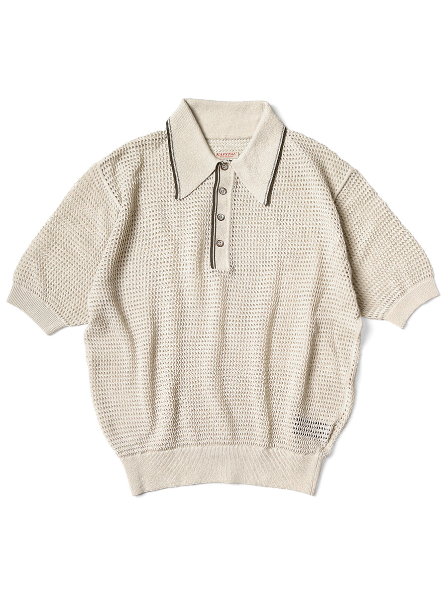 12G Mesh Knit Carol Polo