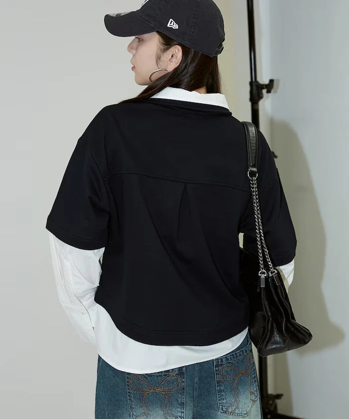 Shirt Layered Polo Top Limited Edition