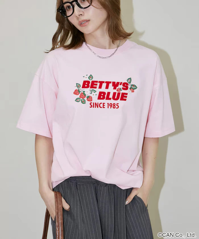 BETTY'S BLUE Flock Logo T-Shirt Limited Edition