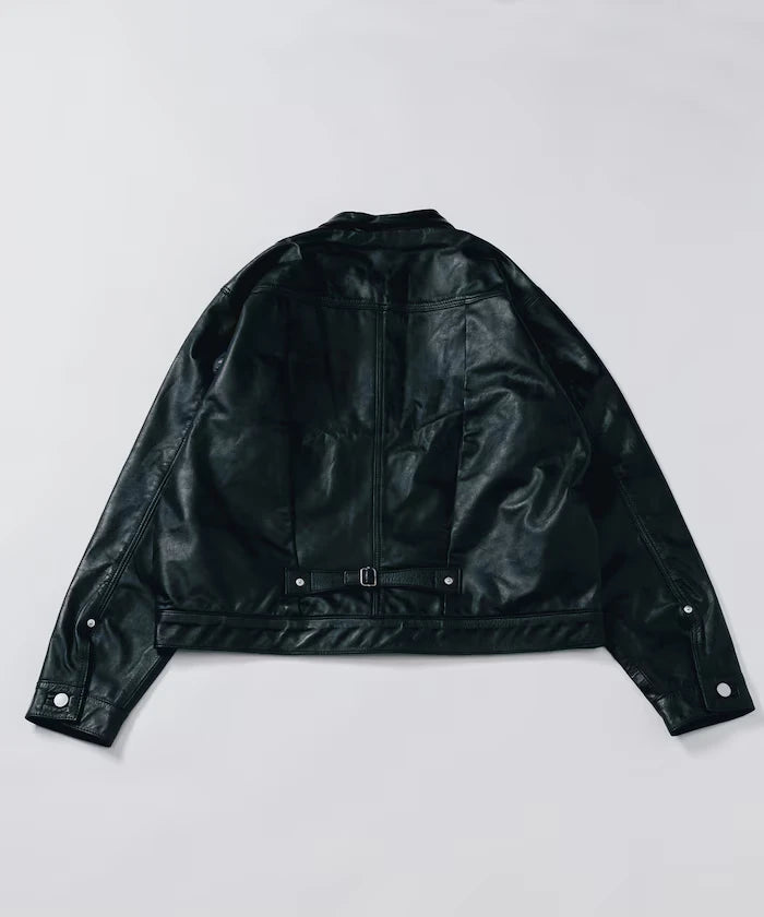 Leather Jacket TYPE-1 / Water-Repellent Leather / Cowhide
