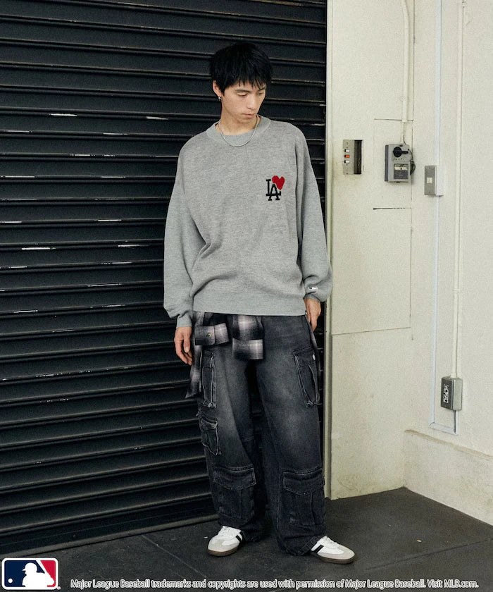 Custom HEART LOGO KNIT