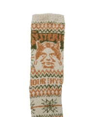 See No Evil Nordic Pattern Socks