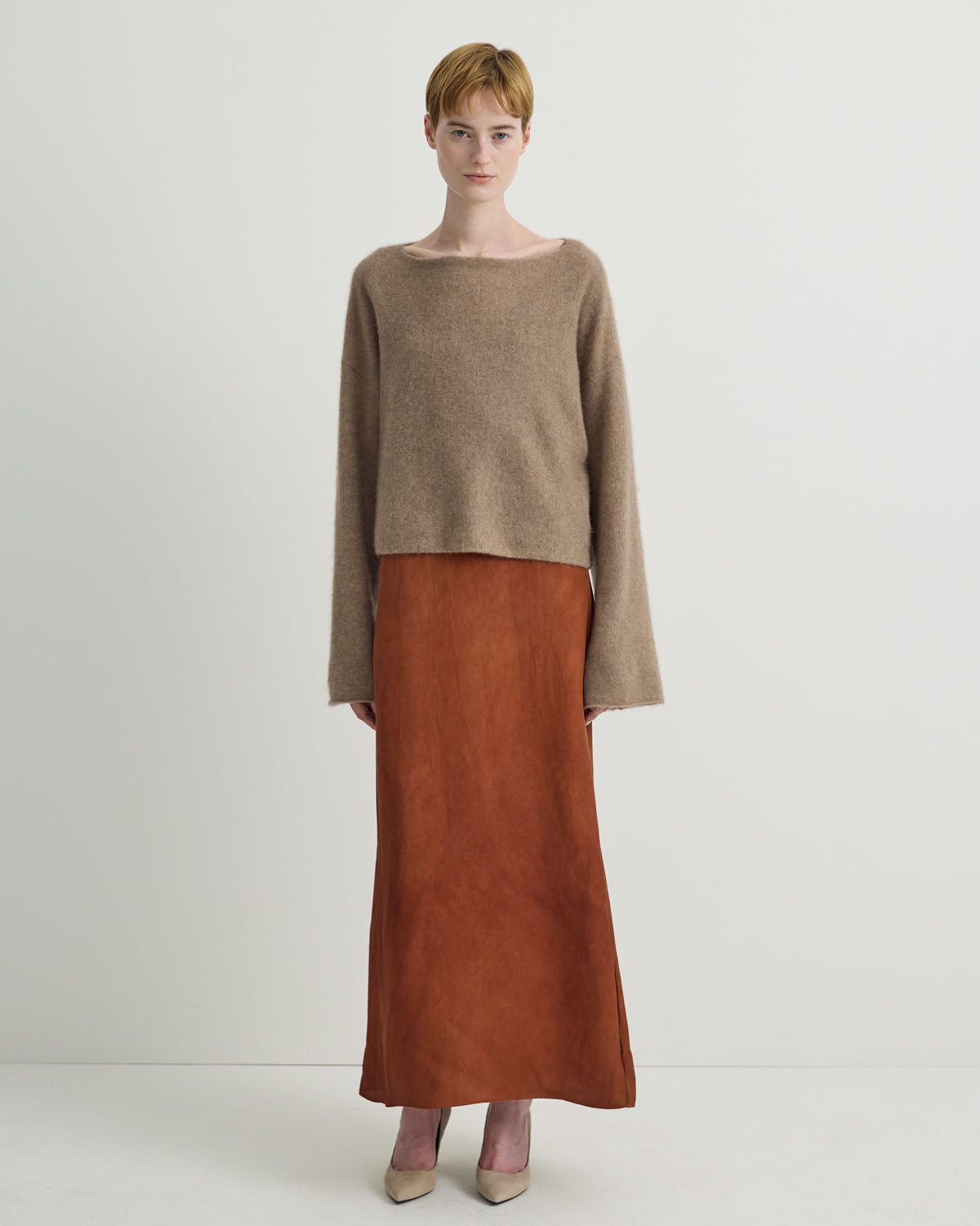 CASHMERE BATEAU NECK PULLOVER