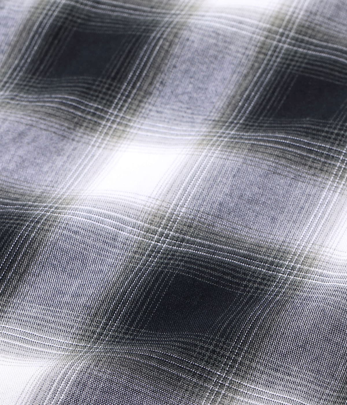 RAYON OMBRE CHECK OPEN SHIRT