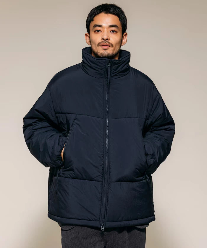 PRIMALOFT PUFF JACKET / Primaloft Stand Collar Puff Jacket / Insulated Blouson