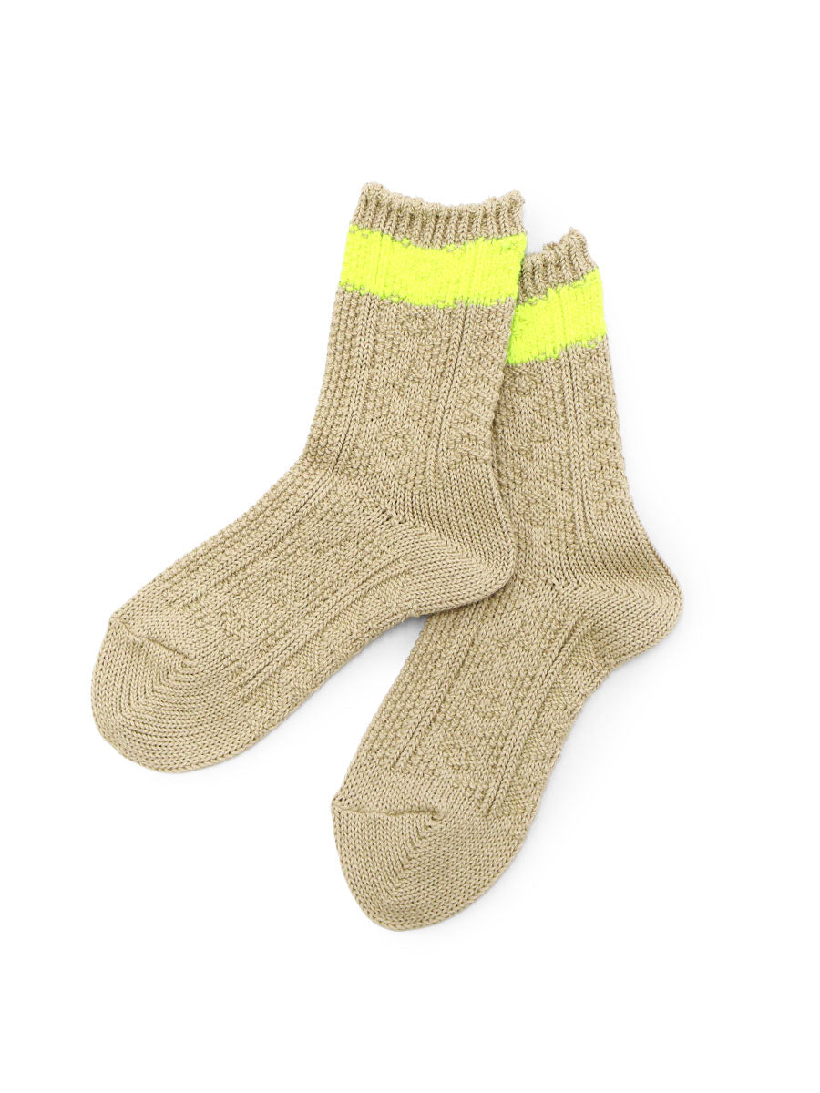 56本 Cable Knit Neonline Socks