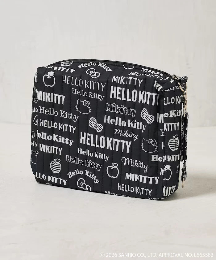Hello Kitty All Over Print Quilted Pouch