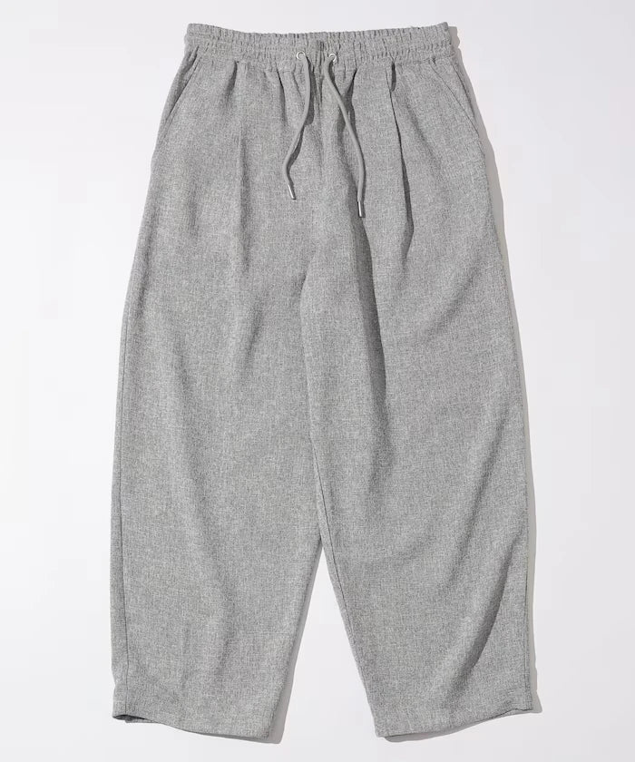 Dry Touch Summer Tweed Spindle Easy Wide Pants