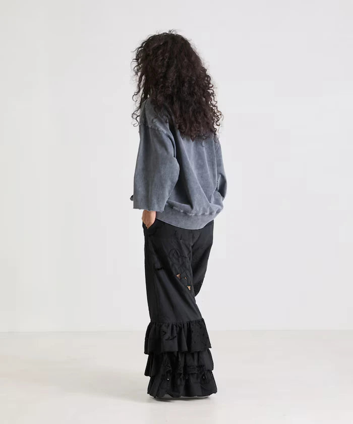 vintage lace tablecloth remake easy pants