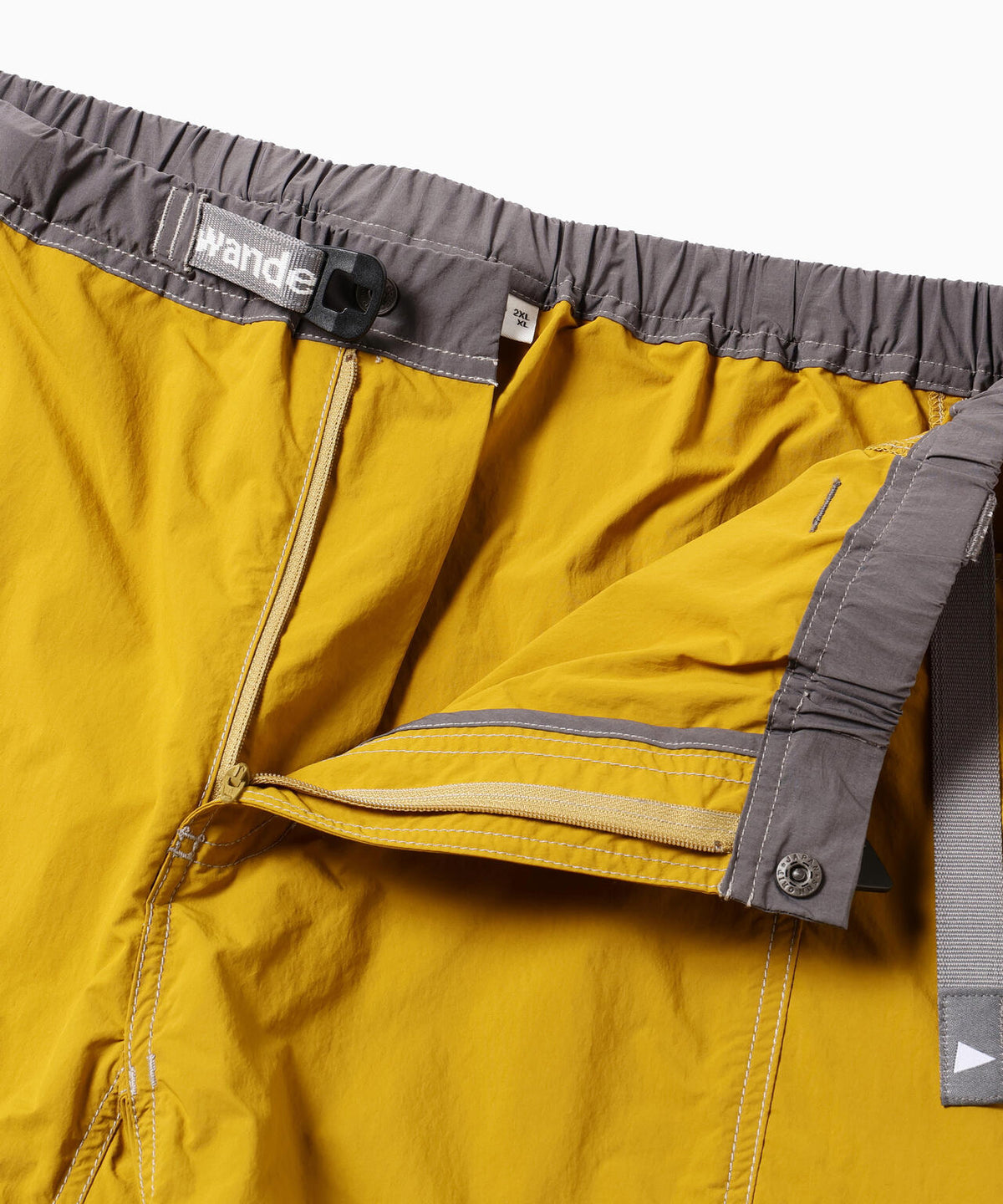 Gramicci × and wander  brushed nylon short pants