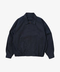 zip up blouson gabardine navy