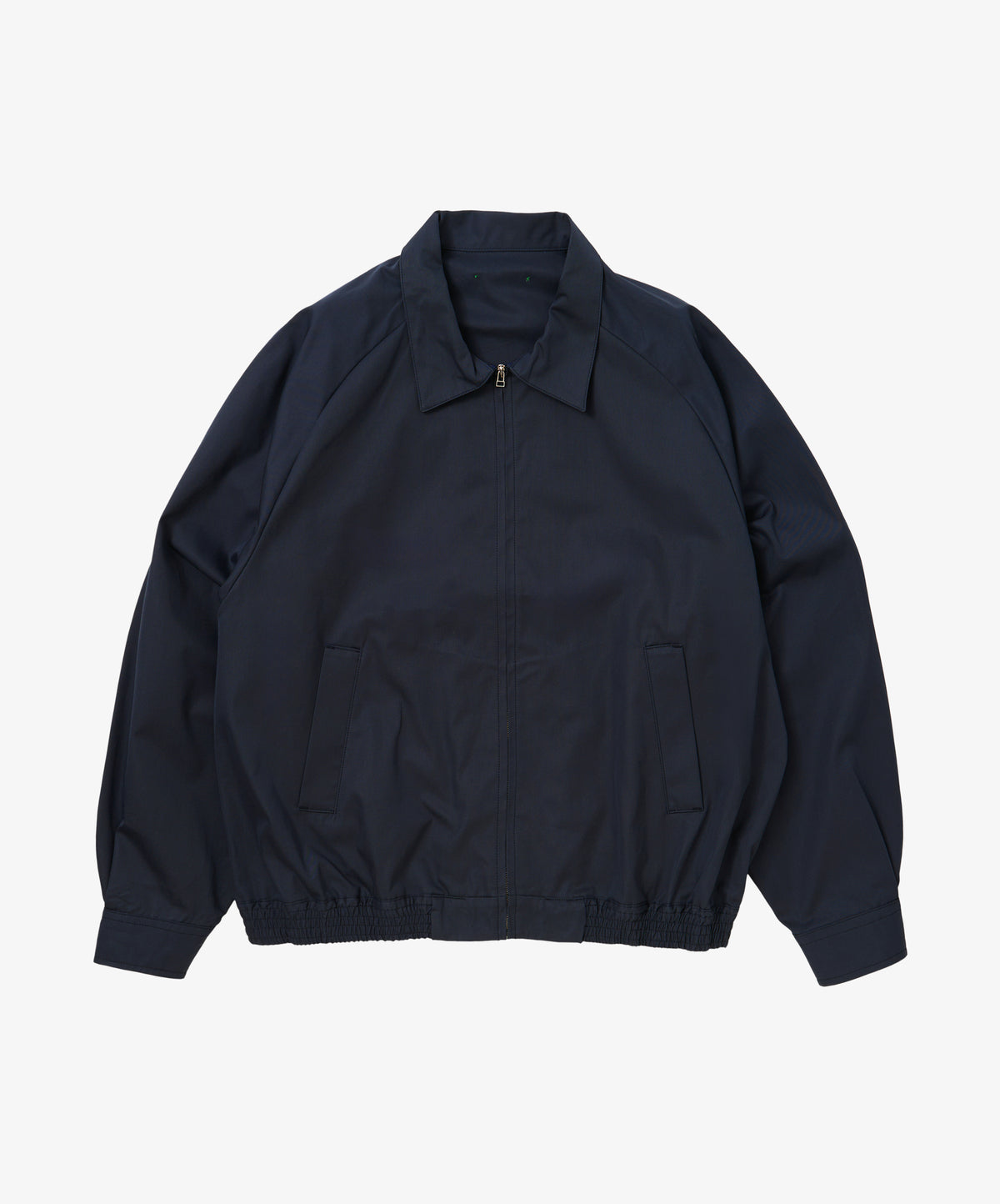 zip up blouson gabardine navy