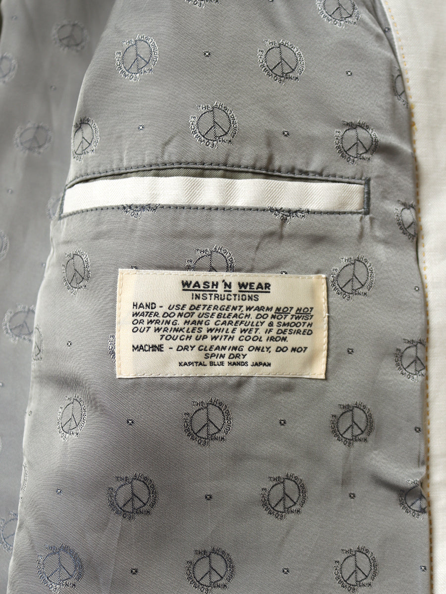 Cotton Linen Herringbone Lumber Suit JKT (BEERpt)