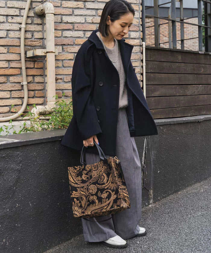 2WAY Paisley Jacquard Tote Bag Limited Edition