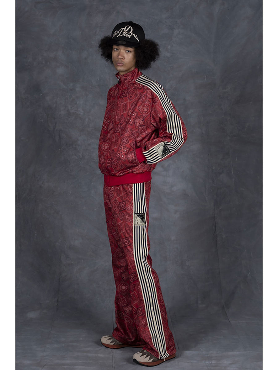 Smooth Jersey COOKIE Bandana Pattern Track Pants