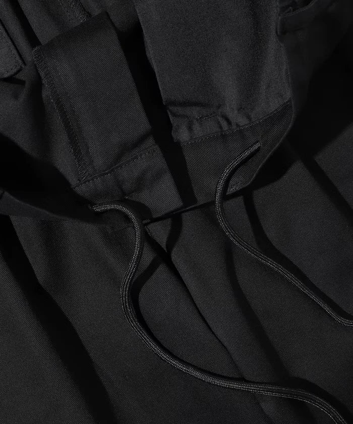 Wide Silhouette Drawstring Chino Pants / Tapered Silhouette Easy Chino Pants