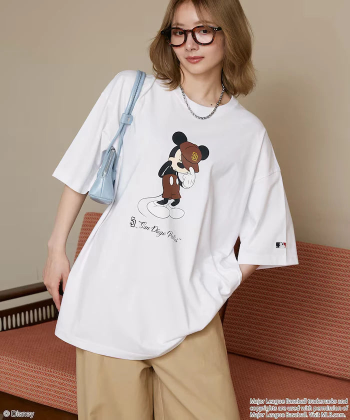 MLB/MICKEY MOUSE/Exclusive Print T-Shirt Limited Release