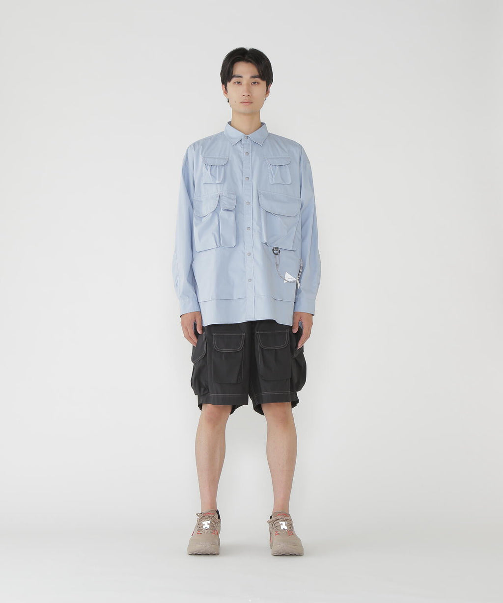 multi pocket LS shirt (M)