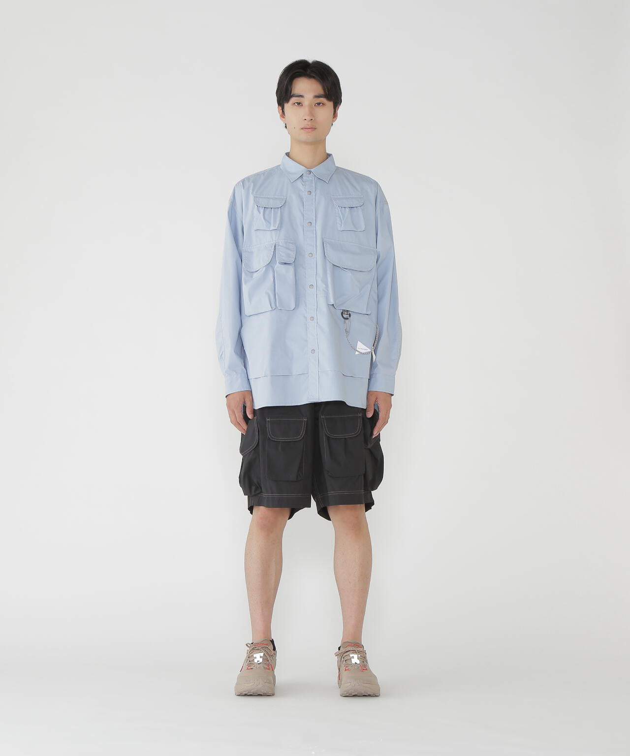 multi pocket LS shirt (M)