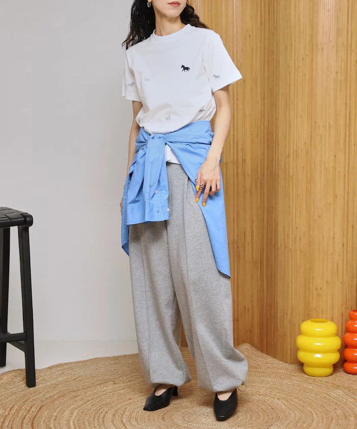 Organic Cotton Allover Embroidery T-Shirt