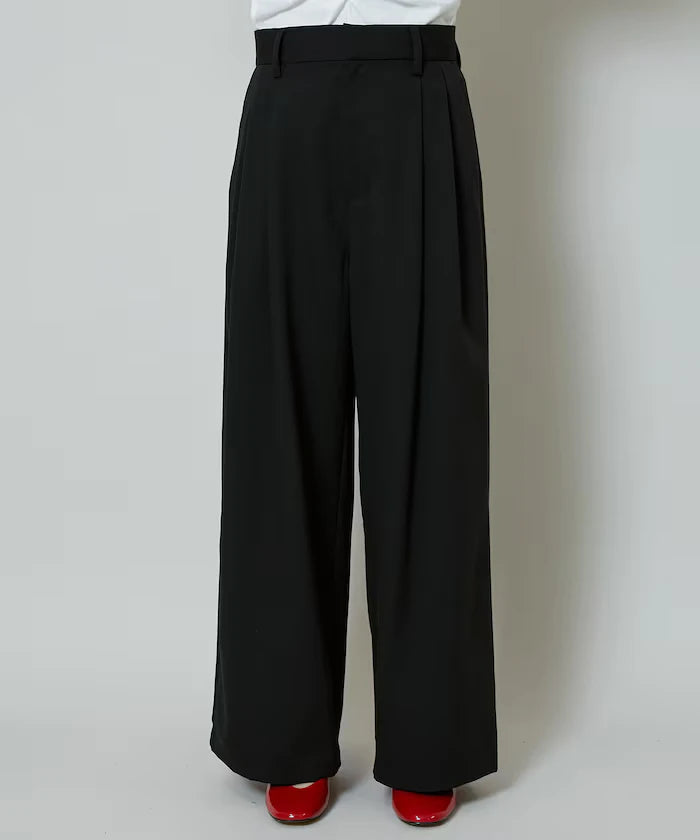 2-pleat slacks pants limited edition