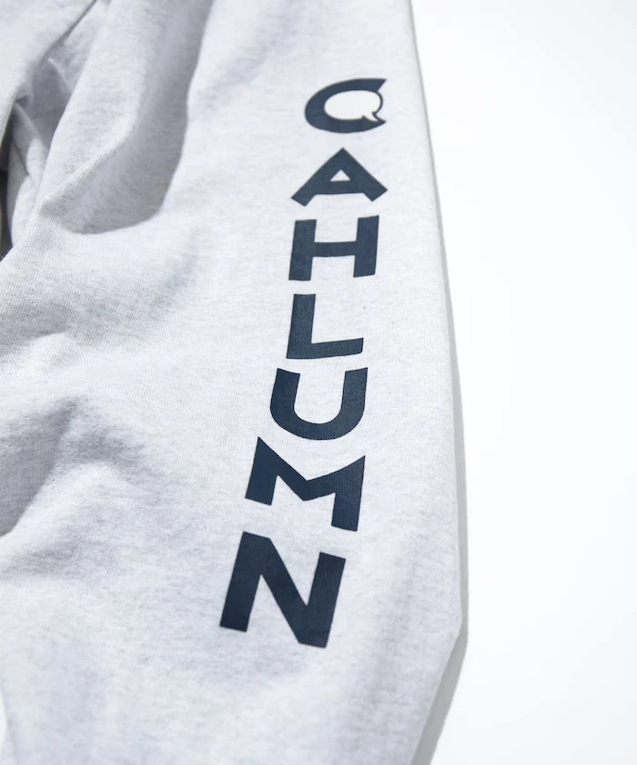 Heavy weight Jersey Mock Neck L/S Print Tee