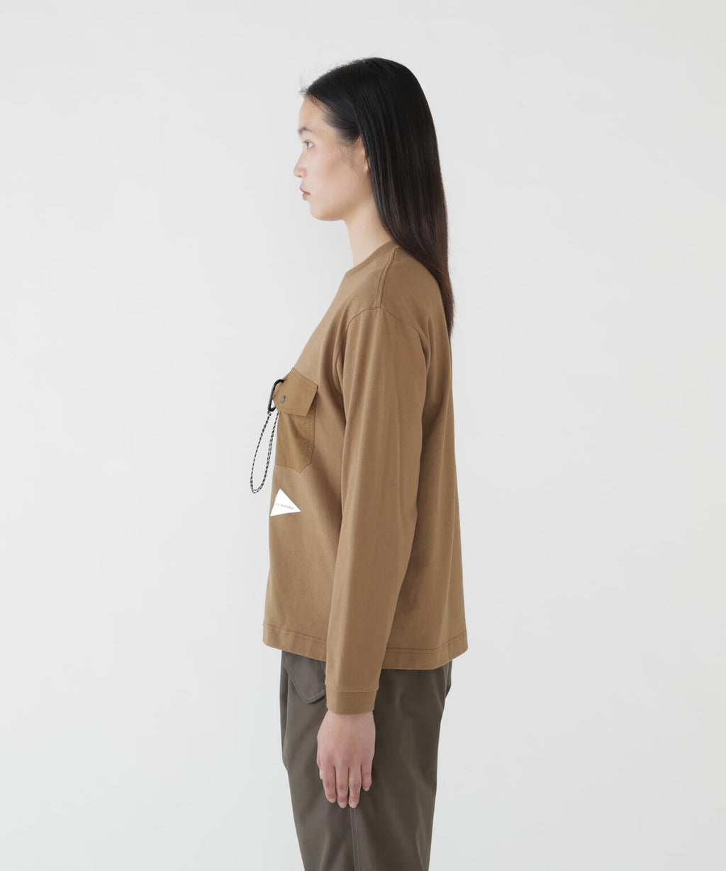 heavy cotton pocket LS T