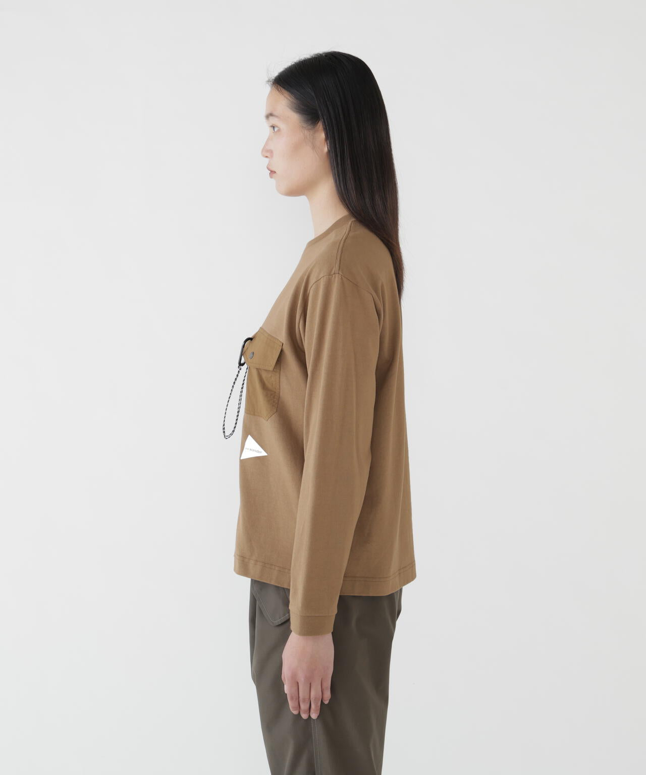 heavy cotton pocket LS T
