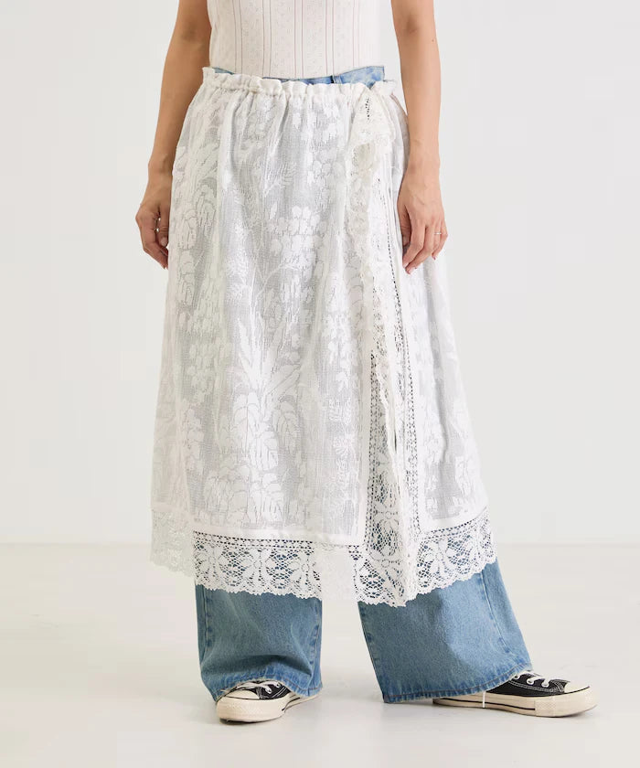 2WAY Lace Camidress & Lace Layered Skirt