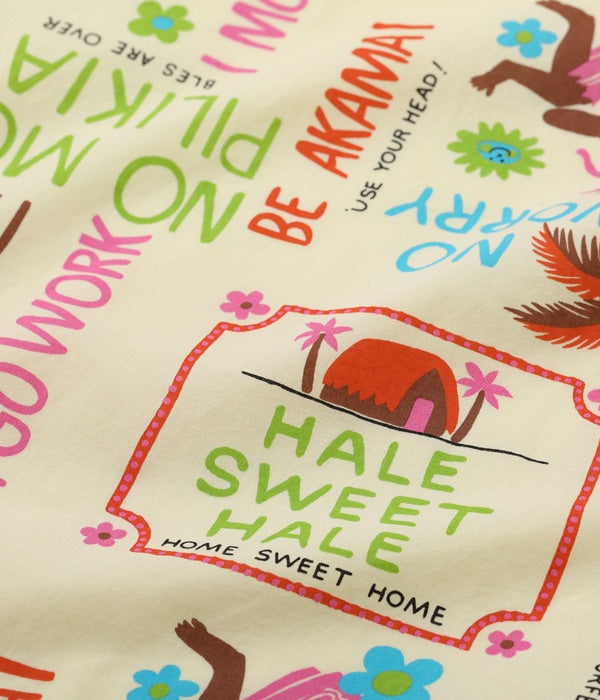 COTTON CAMBRIC OPEN SHIRT “HALE SWEET HALE”